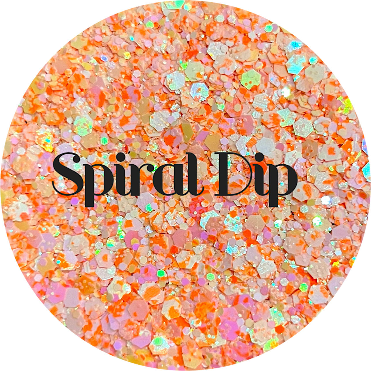 Polyester Glitter - Spiral Dip by Glitter Heart Co.&#x2122;